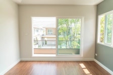 Empty glass door  Photo | Free Download