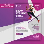 Fitness flyer PSD file | Premium Download Fitness Flyer | Download now Premium PSD files on Freepik