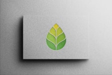 Premium PSD | Logo mockup 3d style with white paper Logo Mockup 3d Style With White Paper