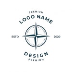 Premium Vector | Compass logo inspiration. Compass Logo Inspiration.