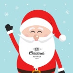 Free Vector | Cute santa claus background Download Cute Santa Claus Background for free