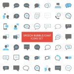 Icons set about chat  Vector | Free Download Icons set about chat