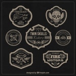 Motors badges  Vector | Free Download