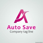 Pink logo with the letter a  Vector | Free Download