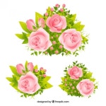 Pink roses  Vector | Free Download