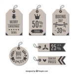 Set of vintage packaging day labels  Vector | Free Download