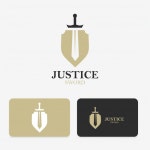 Premium Vector | Sword and shield logo design Sword And Shield Logo Design