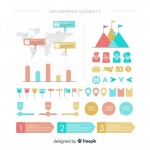 Various infographic elements  Vector | Free Download
