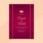 Premium Vector | Wedding invitation template Wedding Invitation Template