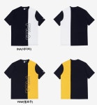 [갤러리아] *FILA*남/여공용*캐주얼 하프 컬러 블럭 반팔티- FS2RSC2108X - NS홈쇼핑