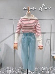 [갤러리아] (A2SP069GGG) 투버튼 밴딩 데님팬츠 - NS홈쇼핑