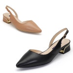 [갤러리아] 세라 여성 포인트토 인사이드오픈 통굽 슬링백 TJ20G001 컬러 3종 3CM - NS홈쇼핑