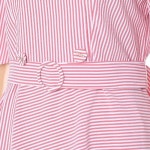 [갤러리아] [20S/S]코튼 블랜디드 스트라이프 카라 플레어 원피스 (TAOAF2536) - NS홈쇼핑