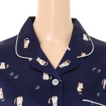 [갤러리아] *(여)부드러운 착용감의 알콩달콩한 고양이나염파자마(VPA4117W-NB) - NS홈쇼핑