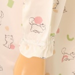 [갤러리아] [여]부드러운 터치감 실크필 고양이 나염 원피스 (VGN4317) - NS홈쇼핑