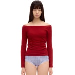 후포(HOOPOE) hoopoe off shoulder bratop_poppy red - 사이즈 & 후기 | 무신사