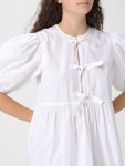 26SS 가니 코튼 포플린 타이 스트링 미니 드레스 F9170 151 White :: 구하다