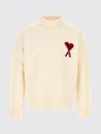 26SS 아미 ADC 터틀넥 스웨터 UKS839018 154 White :: 구하다