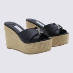 26FW 지미추 샌들 LEDAWEDGE100FDZ000071 Black :: 구하다