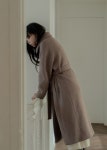 Bouclé Long Coat Mocha Brown :상세정보 - HAGO(하고)