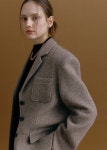 OUT-POCKET WOOL JACKET (ash brown) :상세정보 - HAGO(하고)