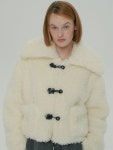 SHEARLING DUFFLE COAT / IVORY :상세정보 - HAGO(하고)