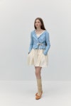 SOFT FRILL WRAP CARDIGAN [SKY BLUE] :상세정보 - HAGO(하고)
