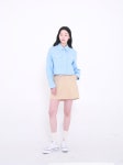 [당일발송] 치노 미니스커트_블랙 Chino mini skirt_BLACK :상세정보 - HAGO(하고)