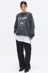 CITY GRAPHIC SWEATSHIRT(CHARCOAL) :상세정보 - HAGO(하고)
