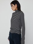 Stripe pola t-shirt_black :상세정보 - HAGO(하고)