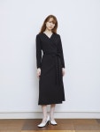 제트더블유디랩 | [100~132cm기장맞춤] 지속가능한 랩원피스 - 제트 블랙 퀼팅 :상세정보 - HAGO(하고)