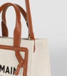 Womens Balmain neutrals Small Canvas B-Army 42 Tote Bag | Harrods # {CountryCode} Womens Balmain neutrals Small Canvas B-Army 42... 