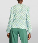 23SS Claudie PiERLot 레이스트림 프린트 블라우스 900007 - 리본즈(REEBONZ)