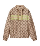 Mens Gucci 2309 beige GG Print Hooded Jacket | Harrods RO Mens Gucci 2309 beige GG Print Hooded Jacket | Harrods RO 