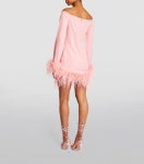 Taller Marmo Feather-Trim Kika Mini Dress | Harrods KR Taller Marmo Feather-Trim Kika Mini Dress | Harrods KR 