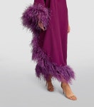 Taller Marmo Feather-Trim Ubud Maxi Dress | Harrods ES Taller Marmo Feather-Trim Ubud Maxi Dress | Harrods ES 