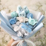 모루꽃 8송이+모루인형키링 유치원 어린이집 졸업꽃다발 | 아이디어스 모루꽃 8송이+모루인형키링 유치원 어린이집 졸업꽃다발