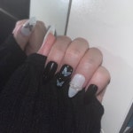 [할인] 🖤블랙나비네일 화이트나비네일🤍 | 아이디어스 [할인] 🖤블랙나비네일 화이트나비네일🤍