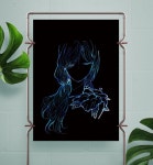 Neptunus 바다의 신/블랙 🐋 일러스트 포스터 | 아이디어스 - 핸드메이드, 수공예, 수제 먹거리 Neptunus 바다의 신/블랙 🐋 일러스트 포스터