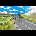 산티아고 순례길 #37 - 차도 갓길 순례길 | 아이디어스 산티아고 순례길 #37 - 차도 갓길 순례길