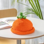 보송보송 뜨개 귤 모자🍊 | 아이디어스 보송보송 뜨개 귤 모자🍊