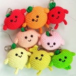🍎과채류 뜨개 키링🍑 | 아이디어스 🍎과채류 뜨개 키링🍑