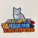 T005 반려동물 강아지 고양이 생일 케이크 토퍼 | 아이디어스 T005 반려동물 강아지 고양이 생일 케이크 토퍼