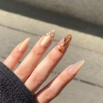 🍁신상할인🍁 금빛노을 수제네일팁 | 아이디어스 🍁신상할인🍁 금빛노을 수제네일팁