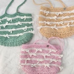 🎀 밀집 리본배색 빅 숄더백 🎀 | 아이디어스 🎀 밀집 리본배색 빅 숄더백 🎀