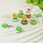 [idus 단독]네잎클로버 오리 키링 | 행운키링 | 아이디어스 [idus 단독]네잎클로버 오리 키링 | 행운키링