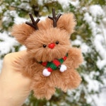 ❤️루돌프❤️ 모루인형 키링 🎄크리스마스🎄선물 | 아이디어스 ❤️루돌프❤️ 모루인형 키링 🎄크리스마스🎄선물