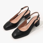 로즈마리 스퀘어토 슬링백힐 5cm | 아이디어스 로즈마리 스퀘어토 슬링백힐 5cm