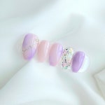 보랏빛 정원 수제네일팁 | 아이디어스 보랏빛 정원 수제네일팁