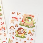 숲속 버섯마을 다람쥐 친구 스티커 | 아이디어스 숲속 버섯마을 다람쥐 친구 스티커